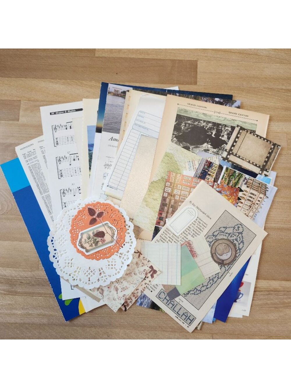 70 + Piece Ephemera Lot Junk Journal Scrapbooking Paper Supplies Mixed Bundle